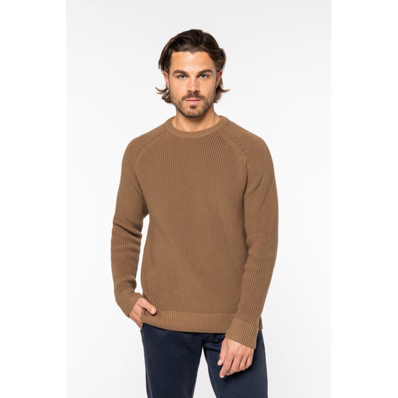 Pull à grosses mailles homme