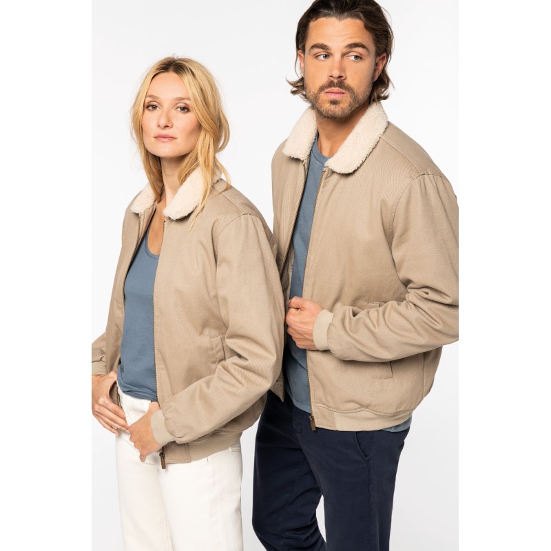 Veste col sherpa unisexe