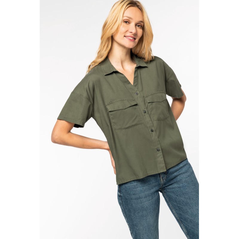 Chemise oversize Lyocell TENCEL™ femme