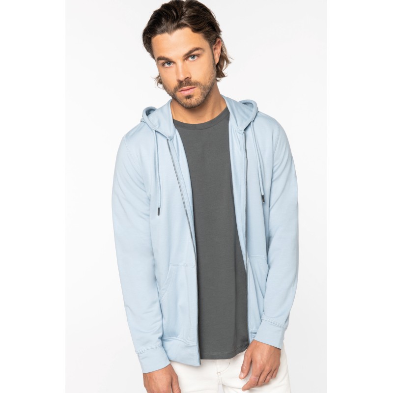 Sweat capuche zippé homme