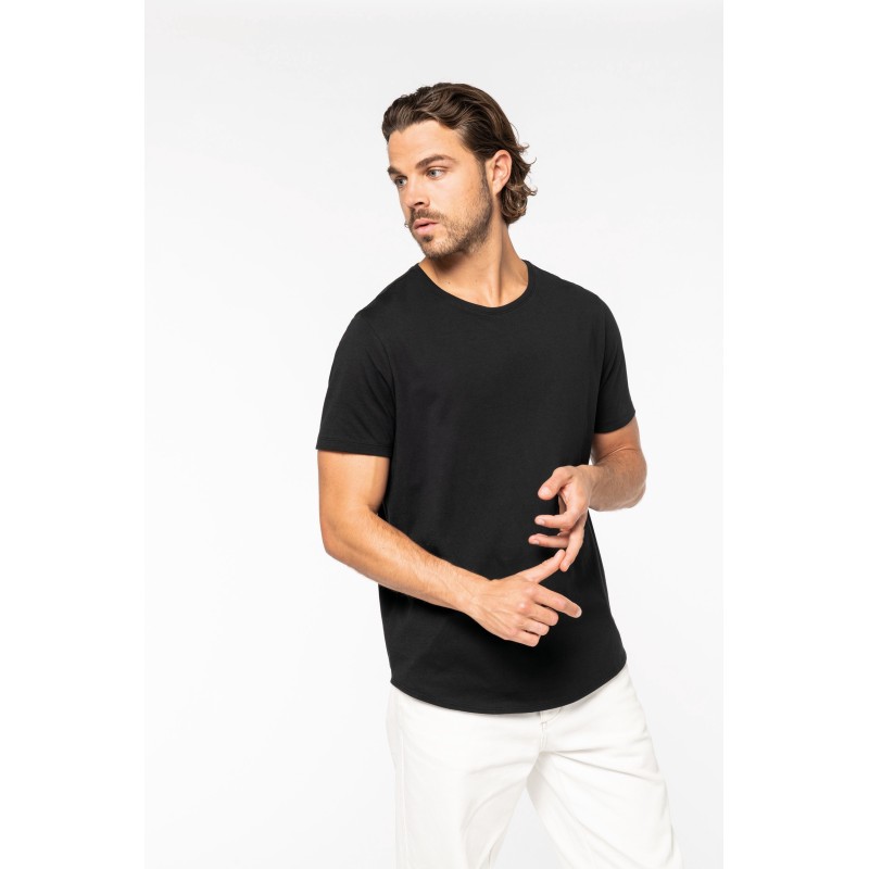 T-shirt bas arrondi homme