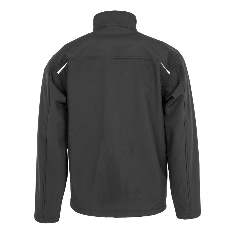 Veste softshell recyclée Black BACK