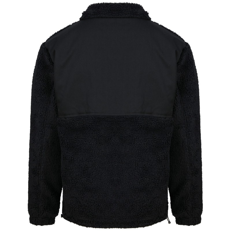 Polaire sherpa recyclée Black BACK