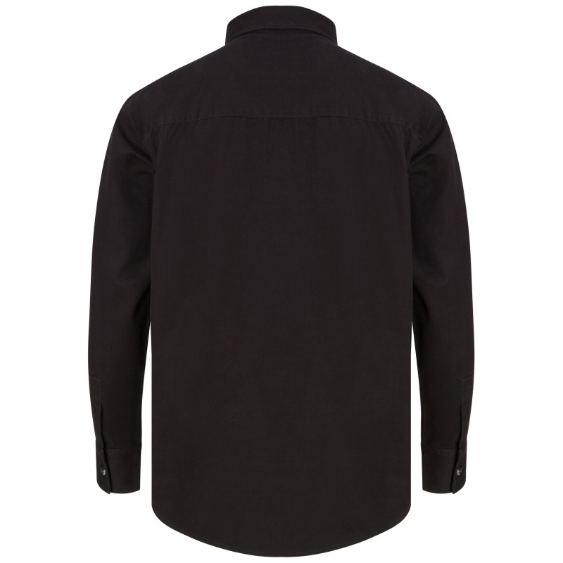 Surchemise Drill Black BACK