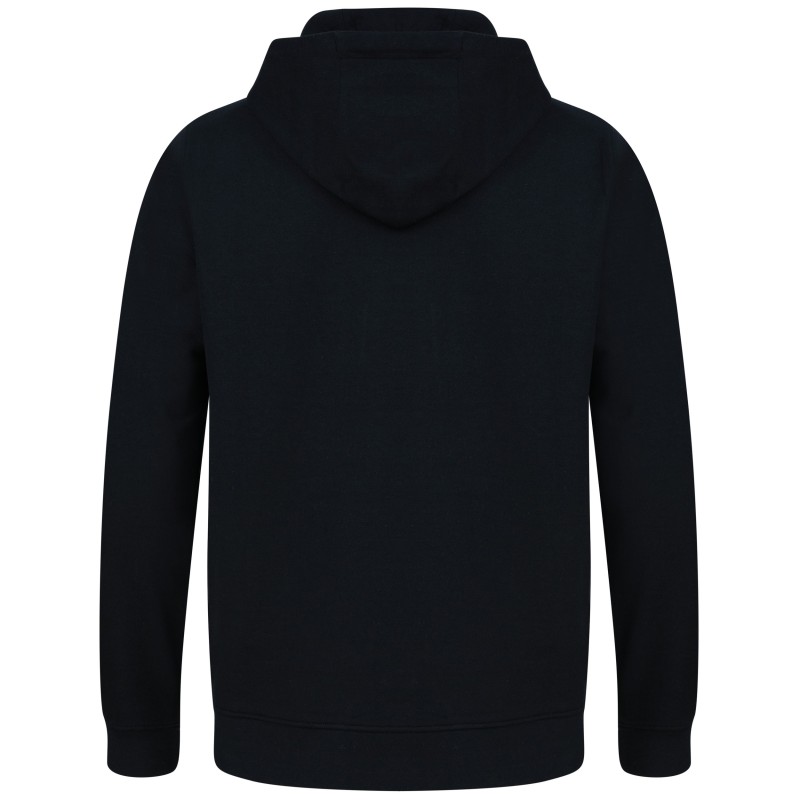 Sweat-shirt à capuche écoresponsable unisexe Black BACK
