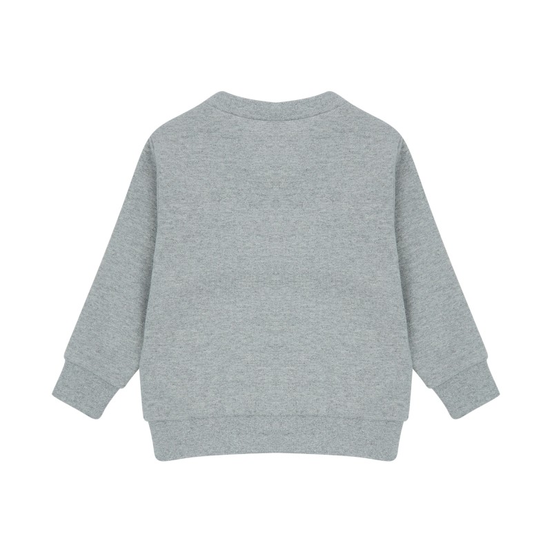 Sweat-shirt écoresponsable enfant Heather Grey BACK