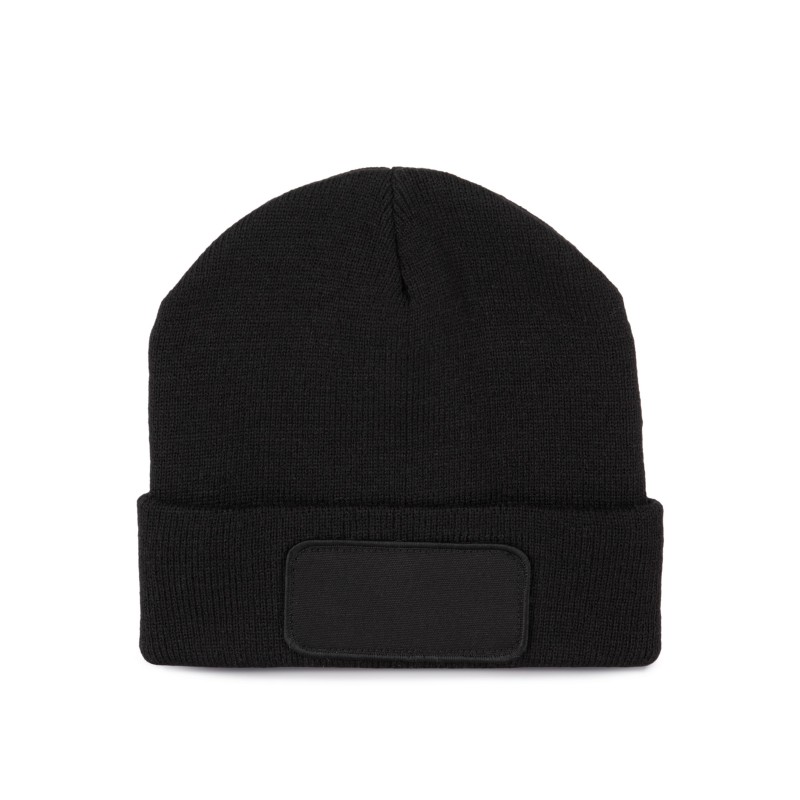 Bonnet recyclé avec patch et doublure Thinsulate™ Black FACE