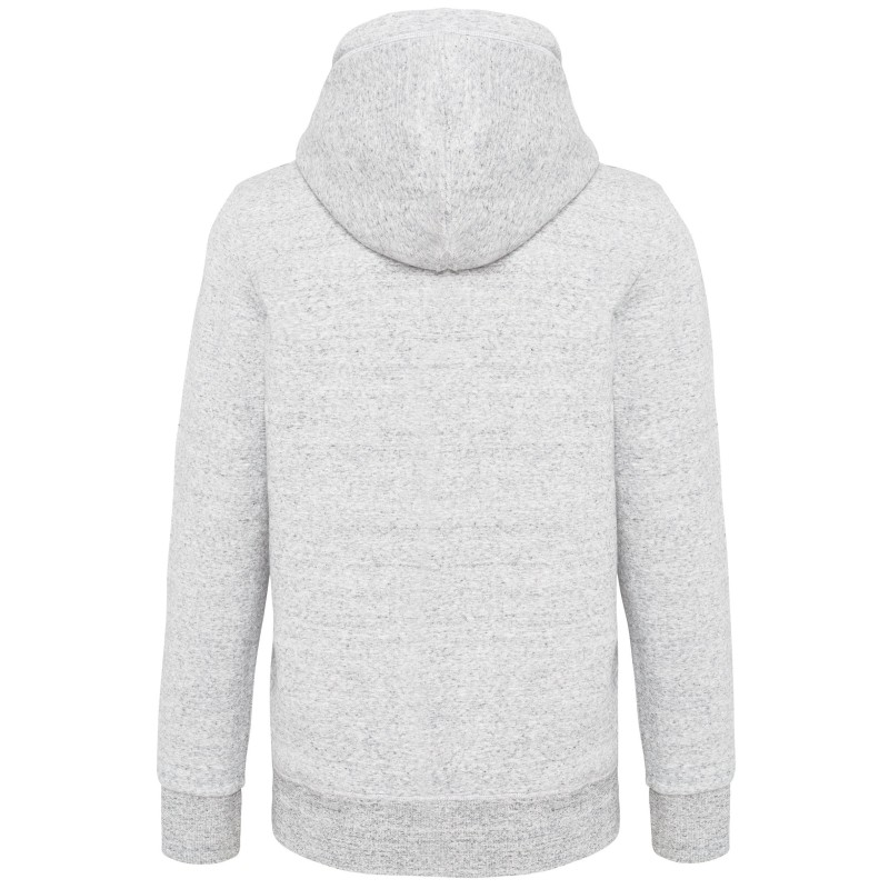 Sweat-shirt capuche homme Ash Heather BACK