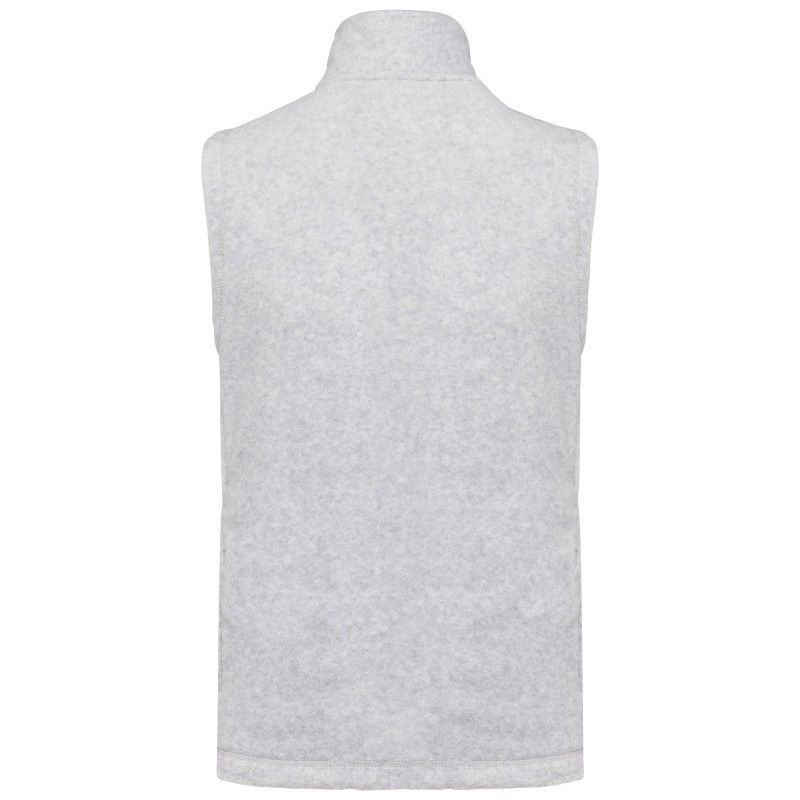Luca  gilet micropolaire homme Ash Heather BACK