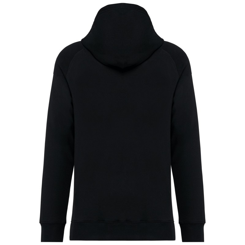 Sweat-shirt à capuche unisexe Black BACK