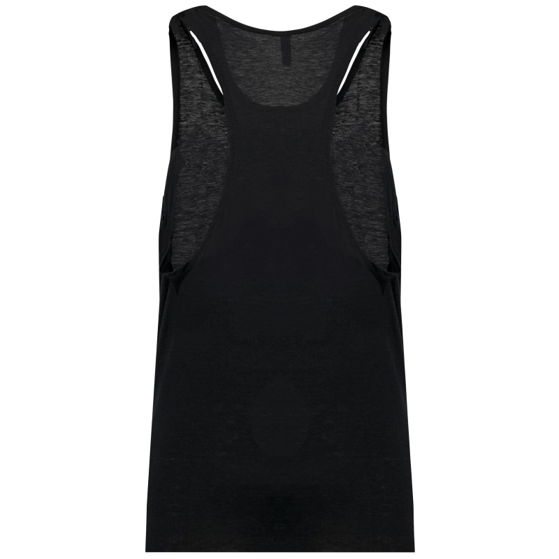 Débardeur triblend homme Black BACK