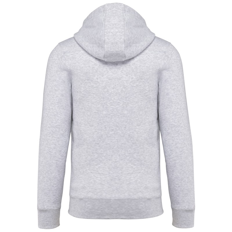 Sweat-shirt capuche homme Ash Heather BACK