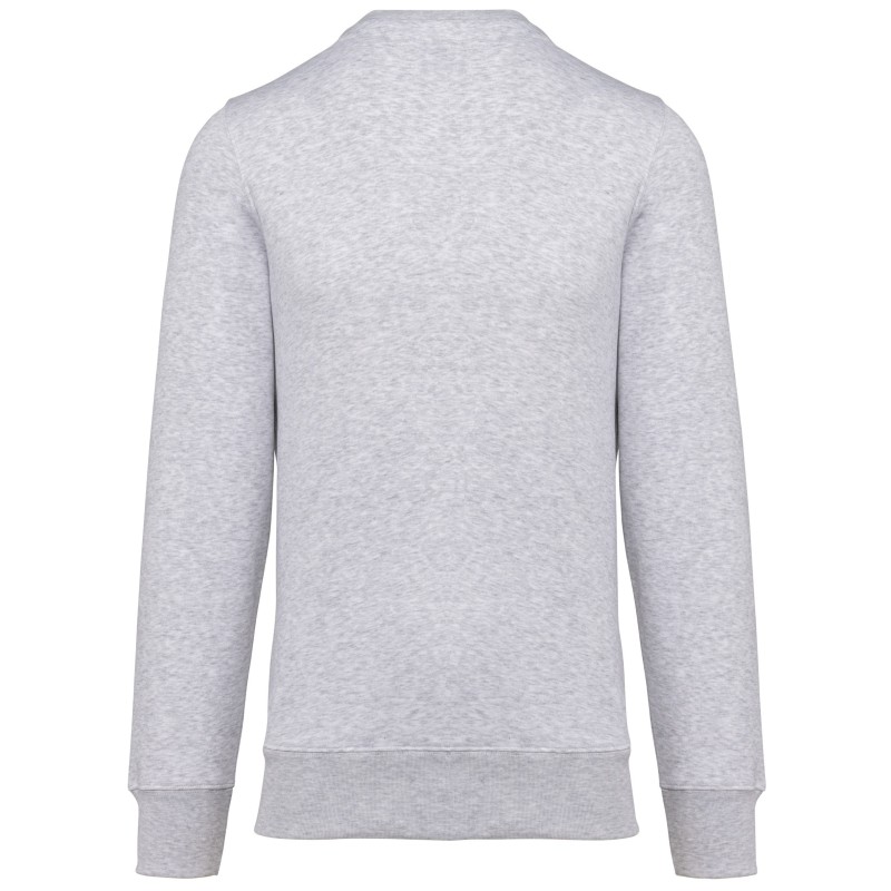 Sweat-shirt col rond homme Ash Heather BACK