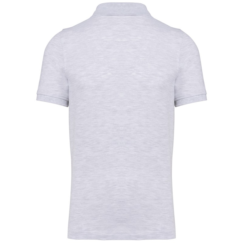 Polo manches courtes homme Ash Heather BACK