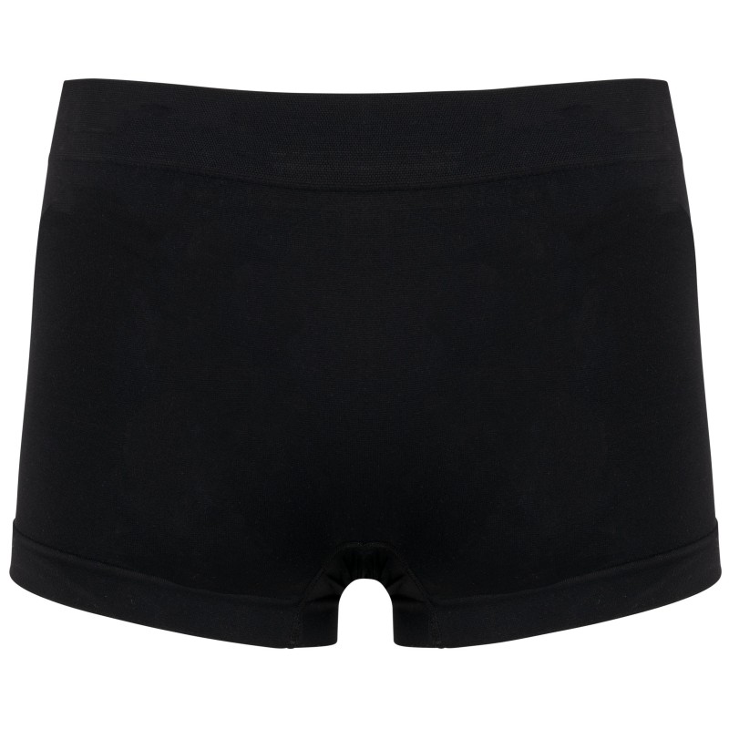 Boxer écoresponsable sans coutures homme Black BACK