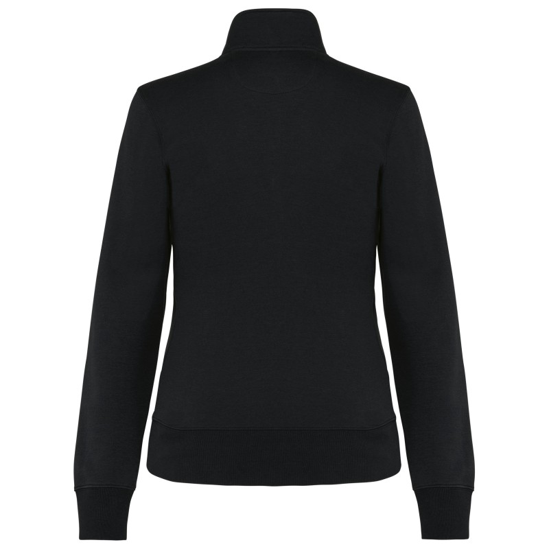 Veste molleton gratté femme Black BACK