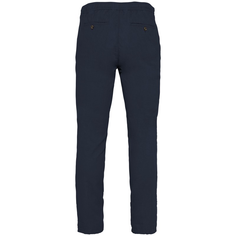 Chino décontracté homme Navy Blue BACK