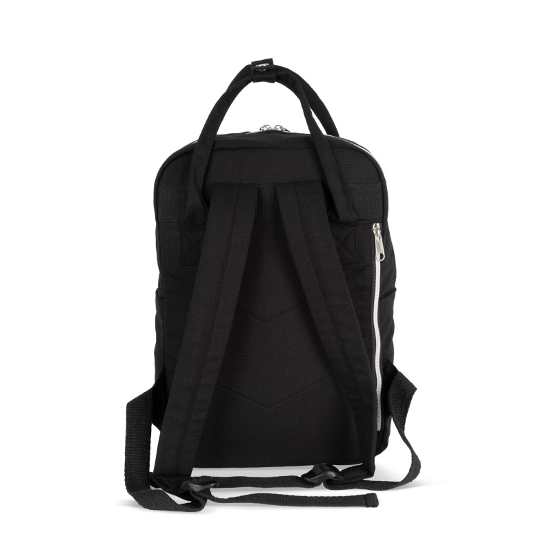 Sac à dos style urbain avec poignées Black BACK