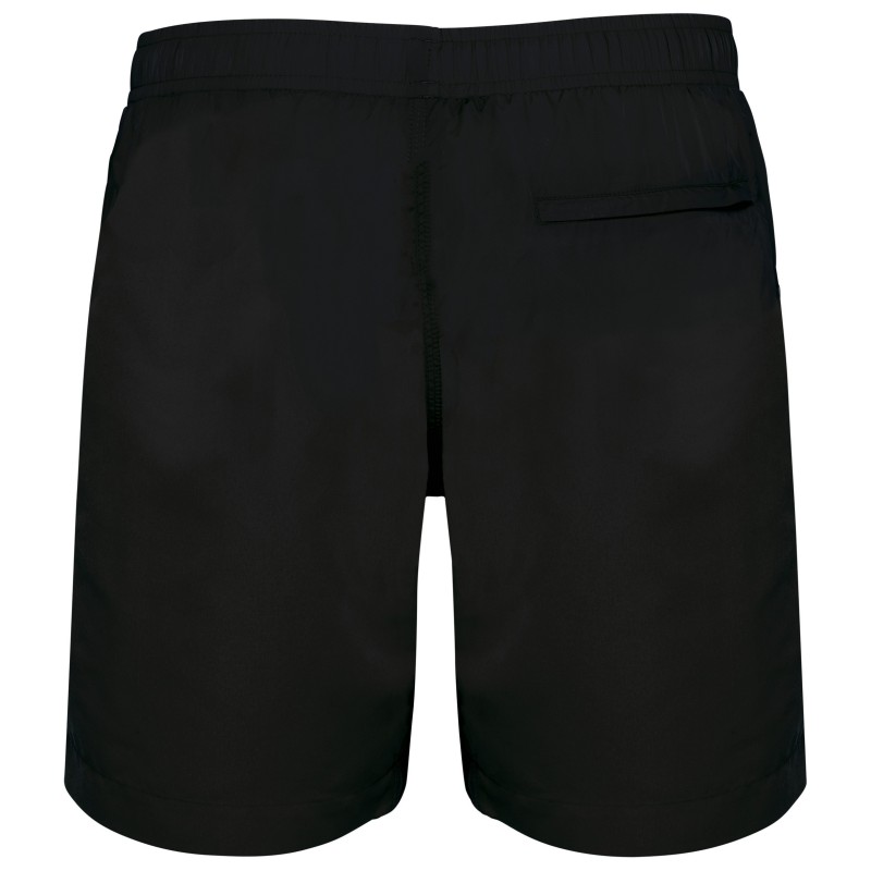 Short de bain homme Black BACK