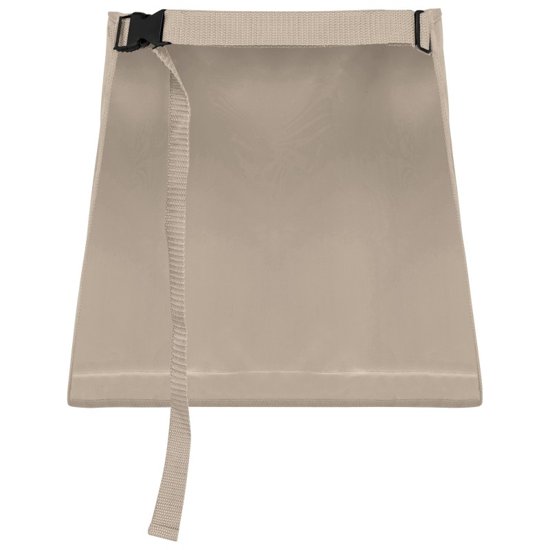 Tablier court de jardinage écoresponsable unisexe Beige BACK