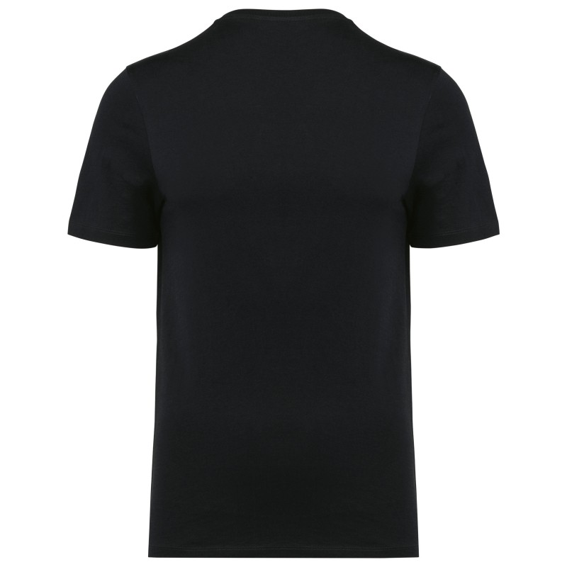 T-shirt Supima® col V manches courtes homme Black BACK