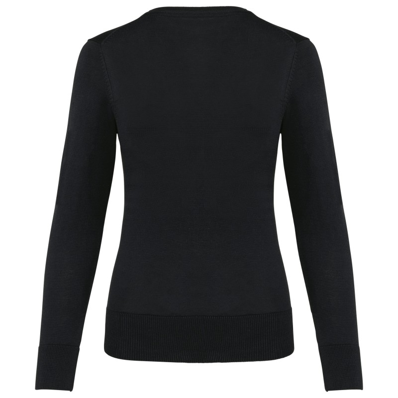 Cardigan Supima® femme Black BACK