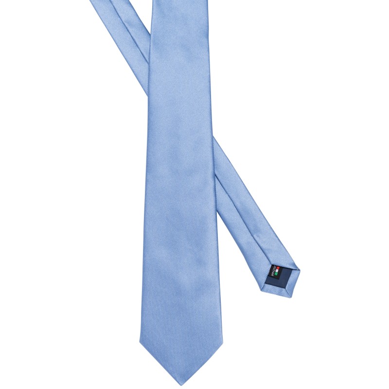 Cravate twill en soie homme Alaskan Blue FACE