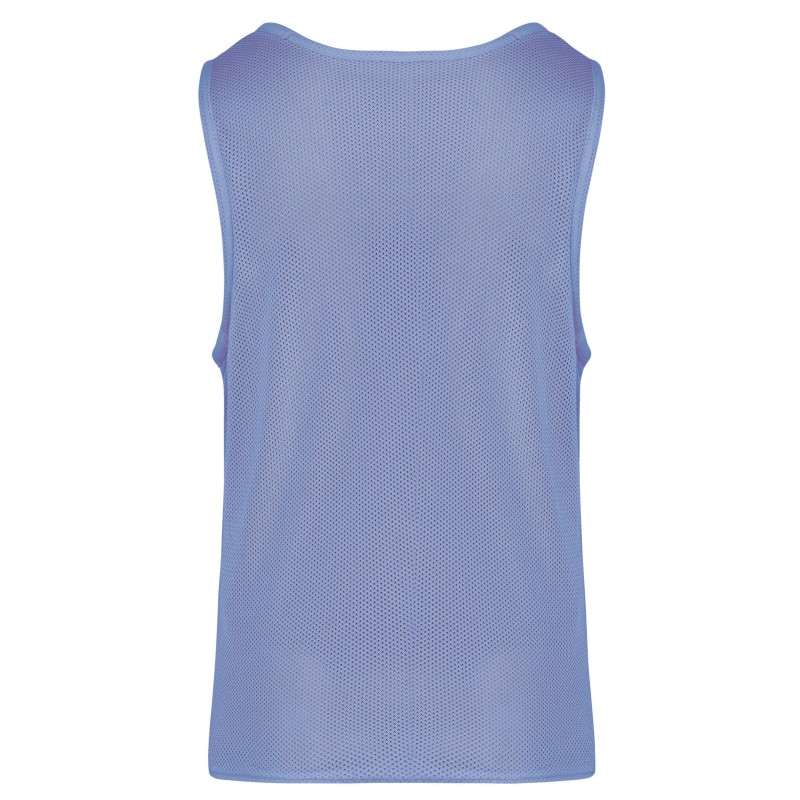 Chasuble réversible multisports enfant Fluorescent  Pink / Sporty Sky Blue BACK