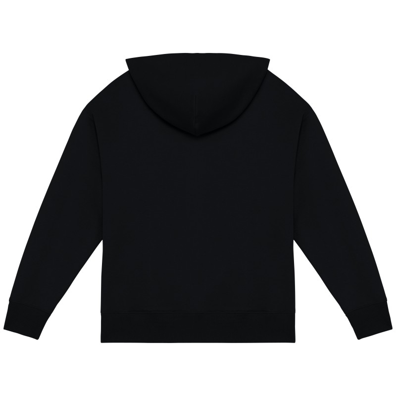 Sweat capuche oversize unisexe Black BACK