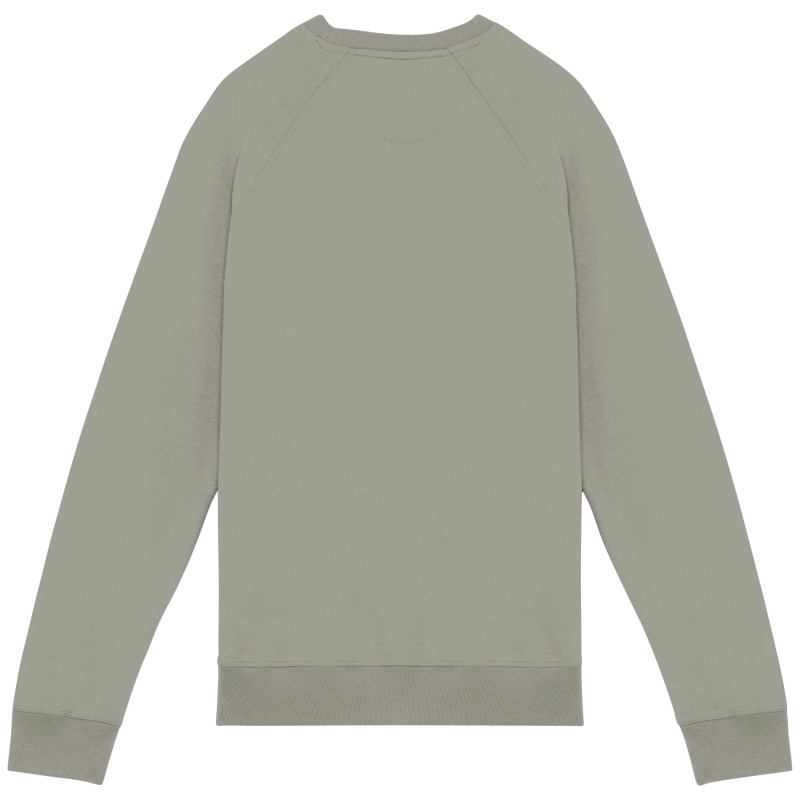 Sweat raglan french Terry unisexe Almond Green BACK