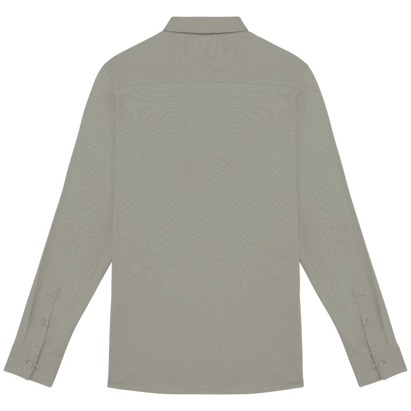 Chemise jersey homme Almond Green BACK