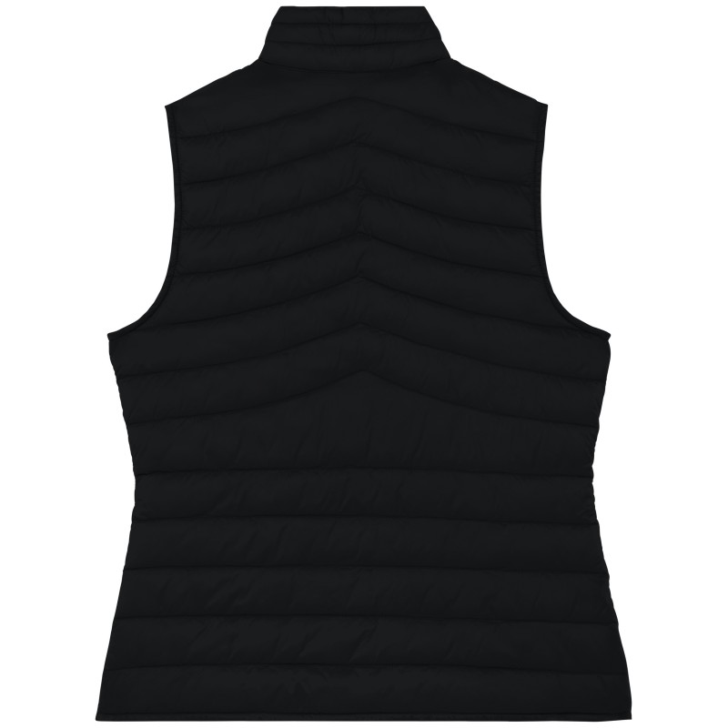 Bodywarmer recyclé léger femme Black BACK