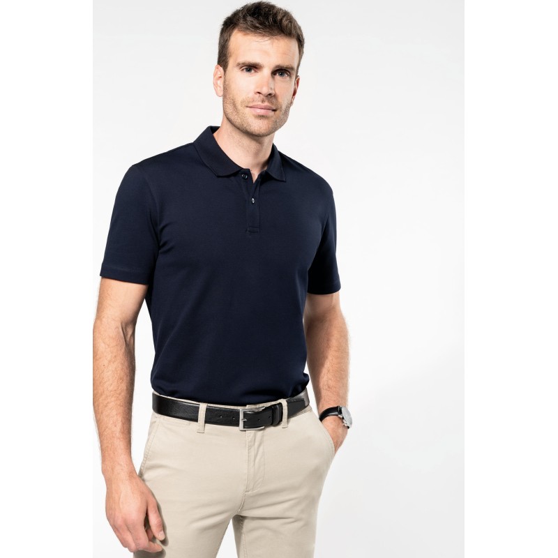 Polo Supima® manches courtes homme