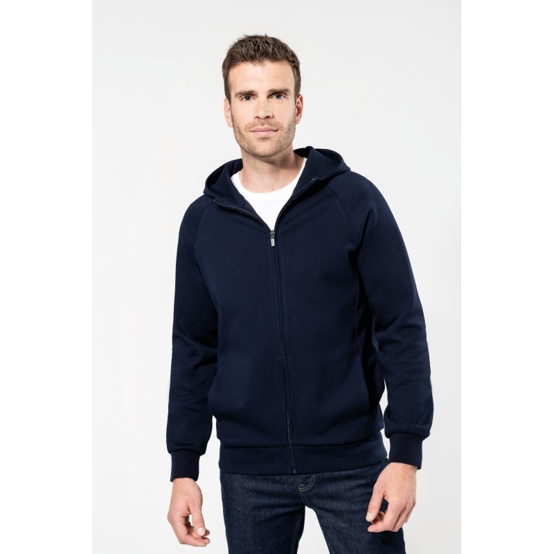 Veste zippée à capuche homme
