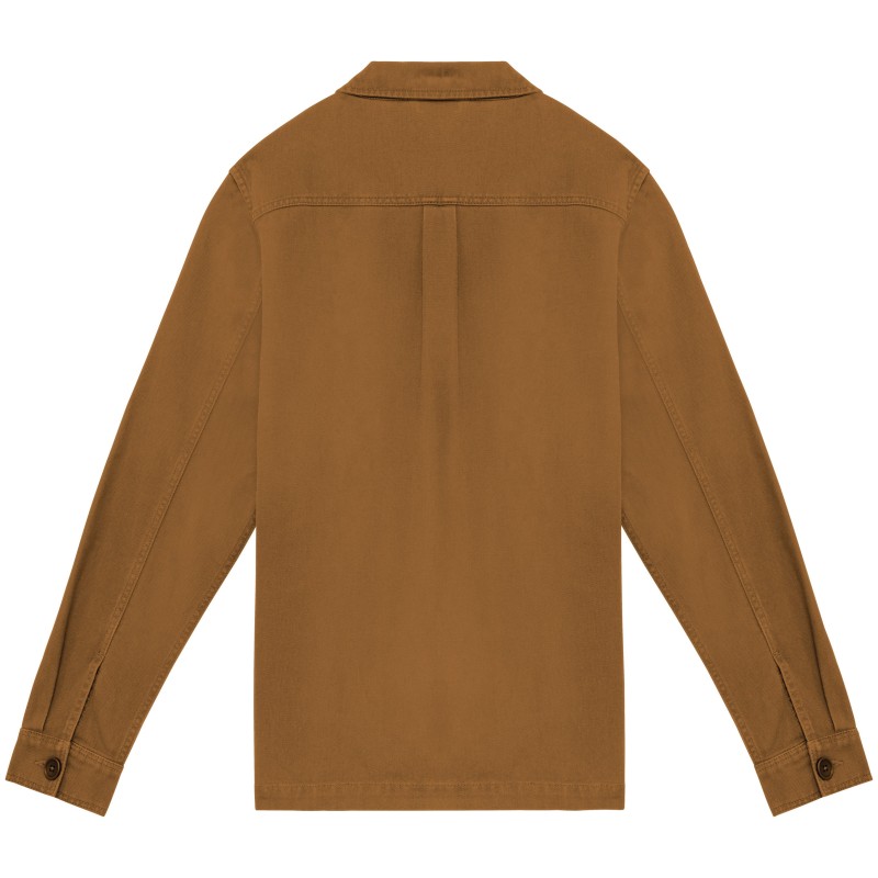 Veste Atelier délavée homme Washed Brown Sugar BACK