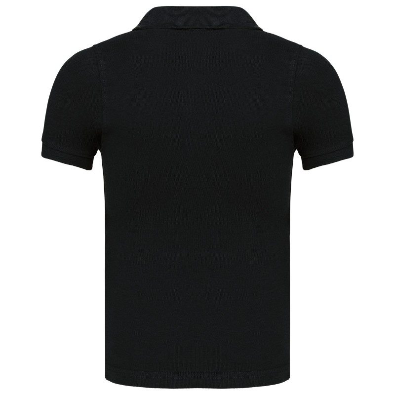 Polo manches courtes enfant Black BACK
