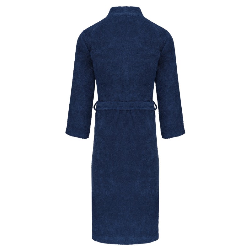 Peignoir col kimono Navy BACK