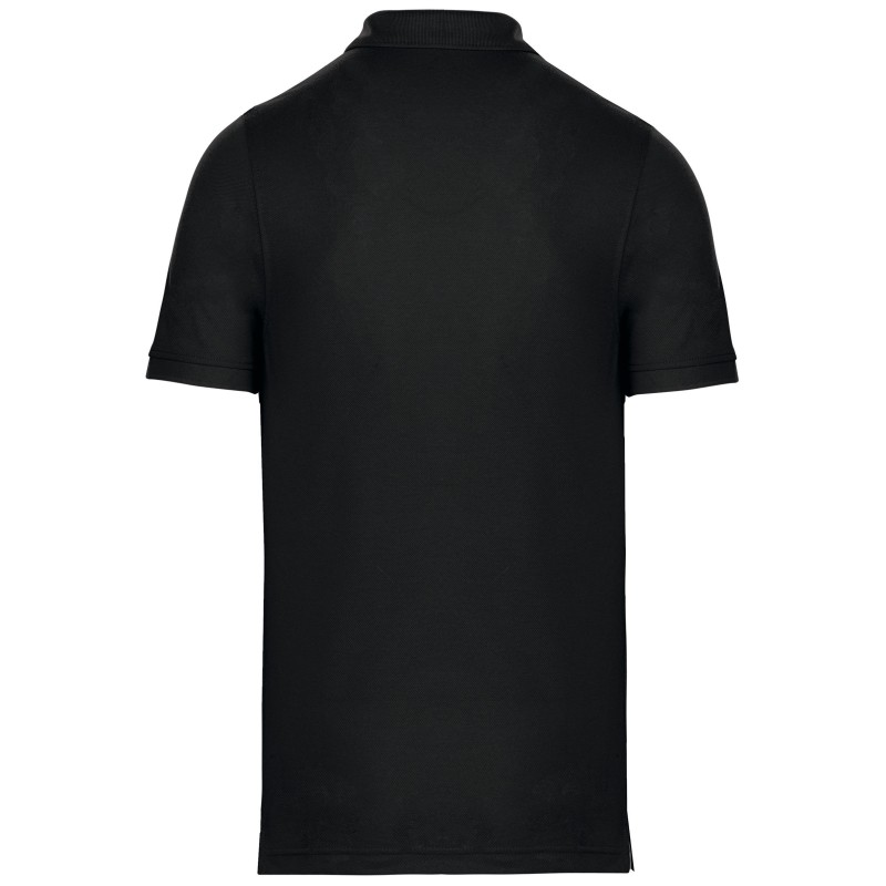 Polo manches courtes homme Black BACK