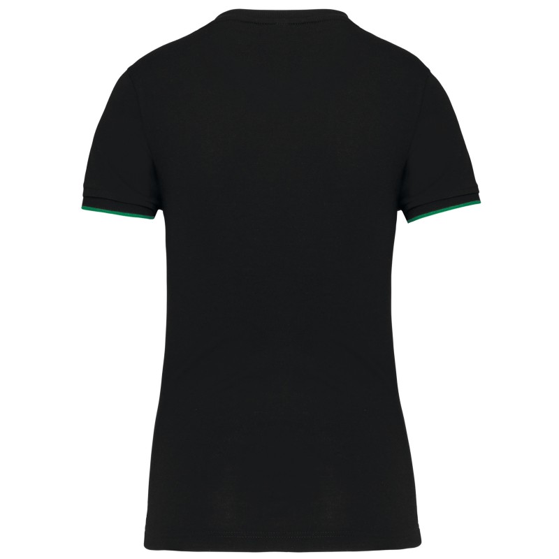 T-shirt Day To Day manches courtes femme Black / Kelly Green BACK