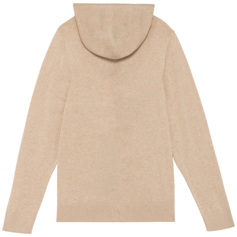 Pull à capuche Lyocell TENCEL™ homme Beige Sand Heather BACK