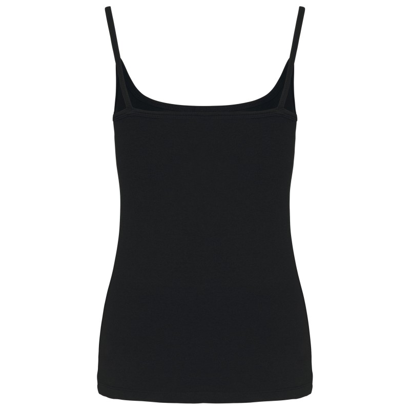 Débardeur à bretelles femme Black BACK