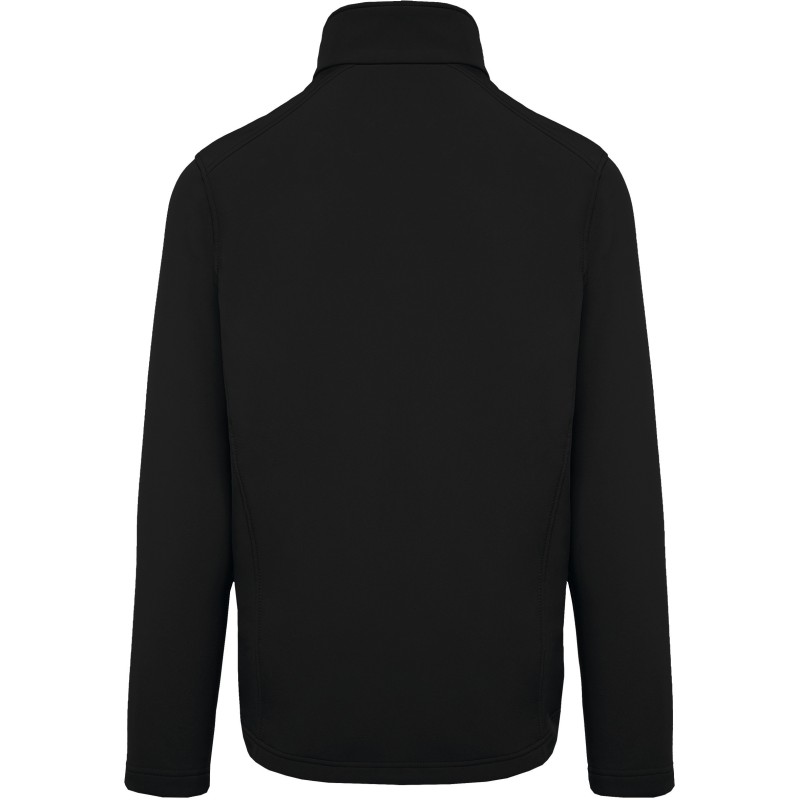 Veste Softshell 2 couches homme Black BACK