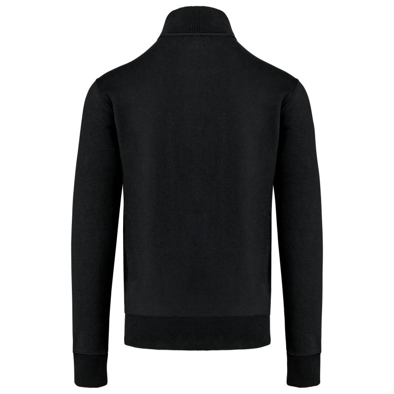 Veste molleton zippée homme Black BACK