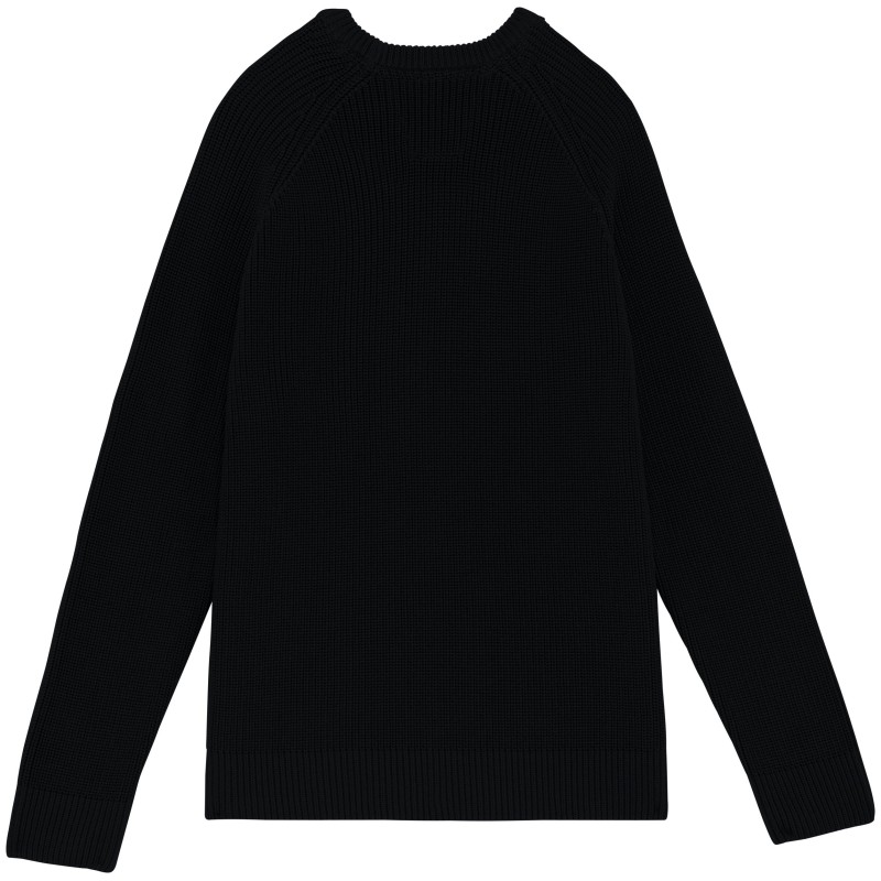 Pull à grosses mailles homme Black BACK