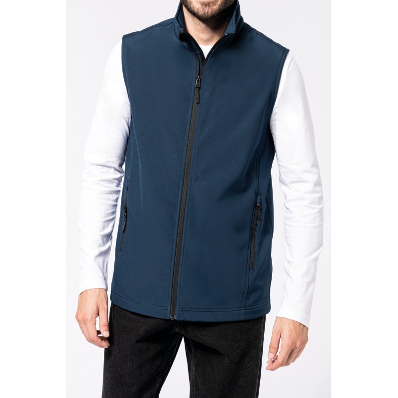 Bodywarmer softshell écoresponsable 2 couches unisexe