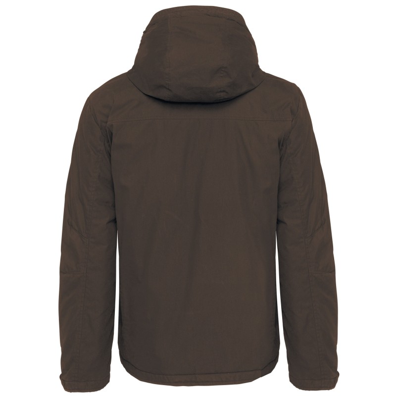 Parka avec capuche Deep khaki BACK