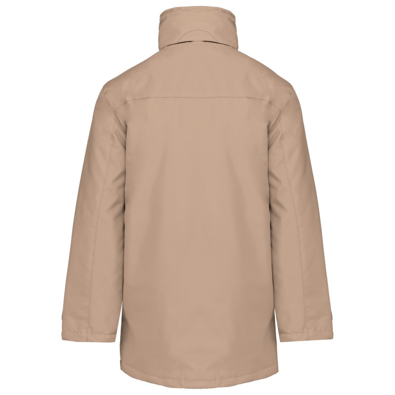 Parka doublure matelassée Beige BACK