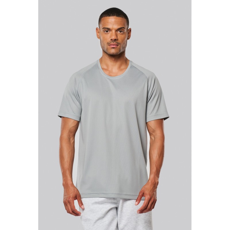 T-shirt de sport à col rond recyclé homme