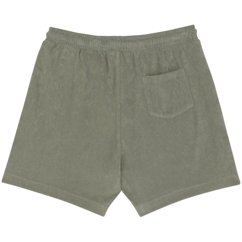 Short Terry Towel homme Almond Green BACK