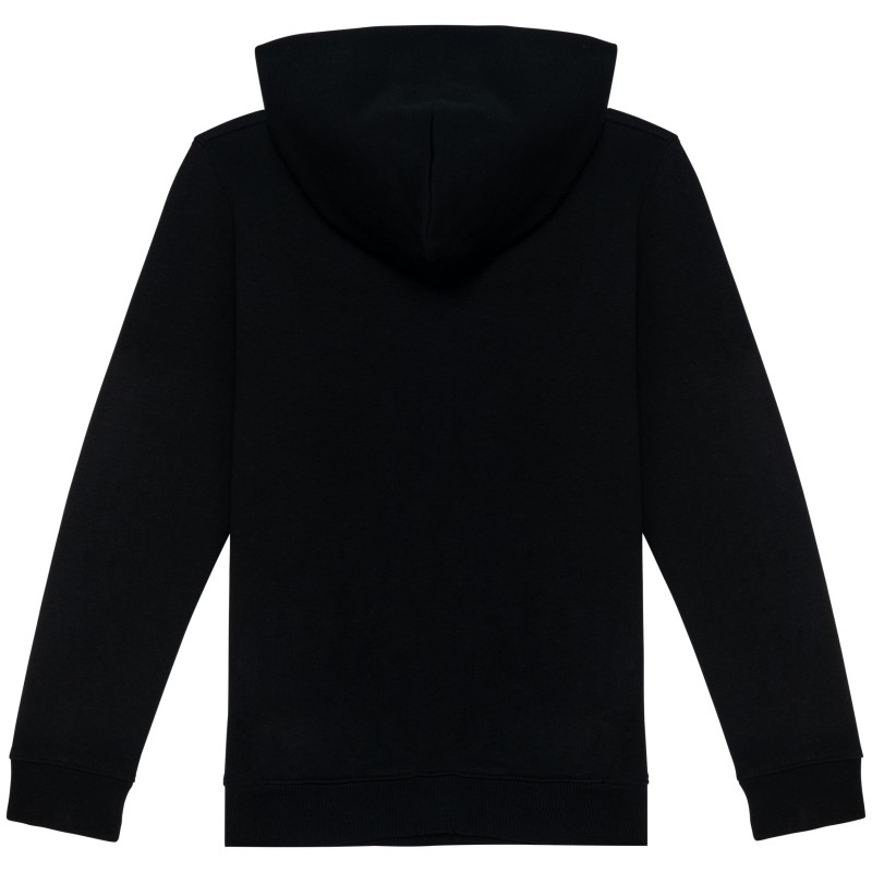 Sweat zippé à capuche Enfant Black BACK